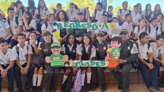 Estudiantes regresan a clases en instituciones educativas de Valledupar en el inicio del año lectivo 2026 FOTO: CORTESIA