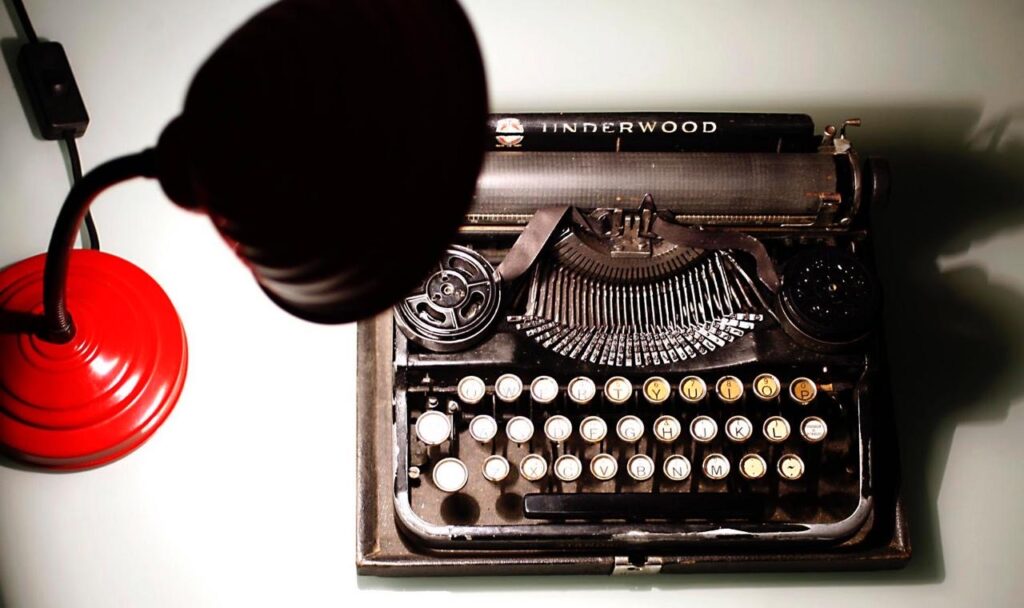 Máquinas de escribir usadas en el periodismo antiguo de Valledupar