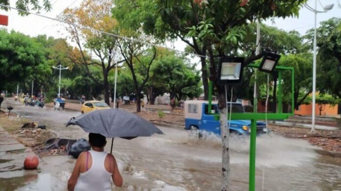 Lluvias en Valledupar por llegada de frente frío en el Cesar