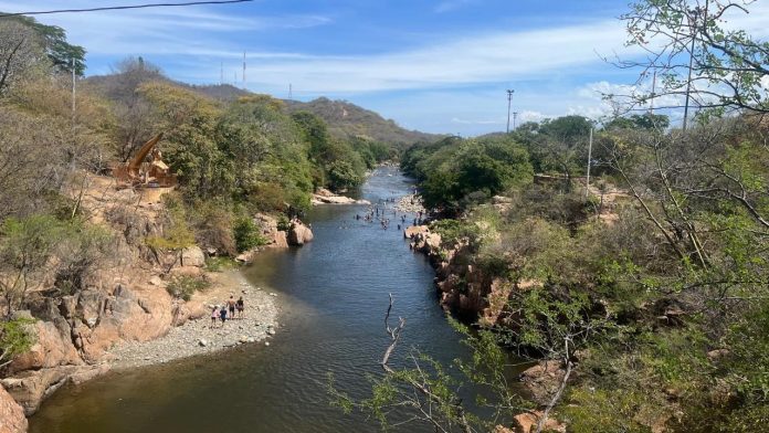 Río Guatapurí, principal afluente natural de Valledupar