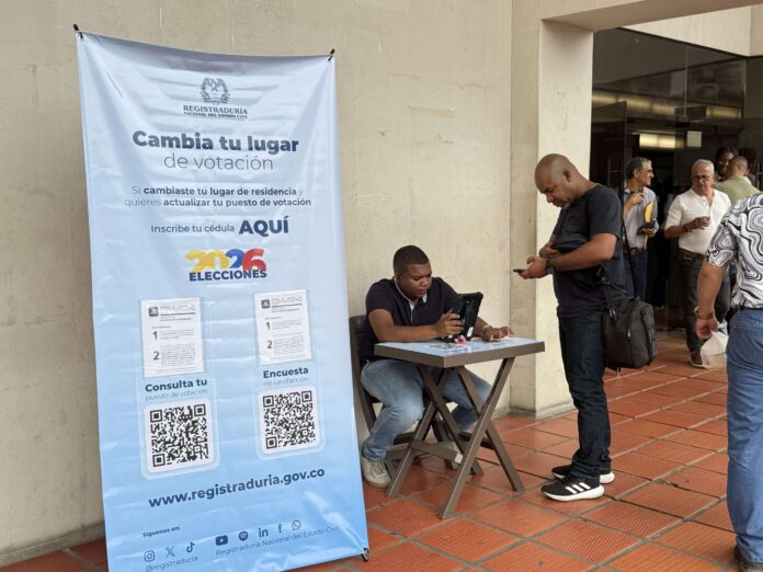 Jornada de inscripción de cédula y cambio de puesto de votación para las elecciones presidenciales de 2026