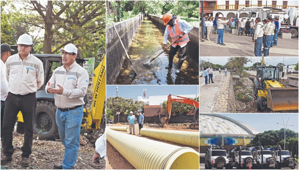 Labores operativas, mantenimiento y obras de Emdupar en Valledupar durante su proceso de fortalecimiento del servicio.