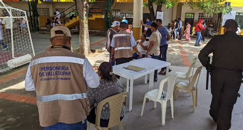 Institución Educativa Francisco Molina Sánchez en Valledupar durante jornada electoral