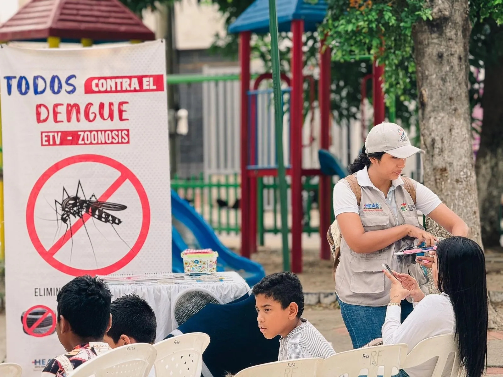 Jornada de prevención del dengue en Valledupar con campaña comunitaria