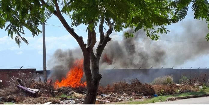 Botadero basura Mayales Aeropuerto en Valledupar