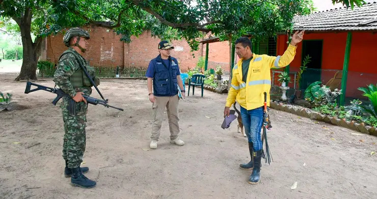 Operativos contra el abigeato en la zona rural de Valledupar