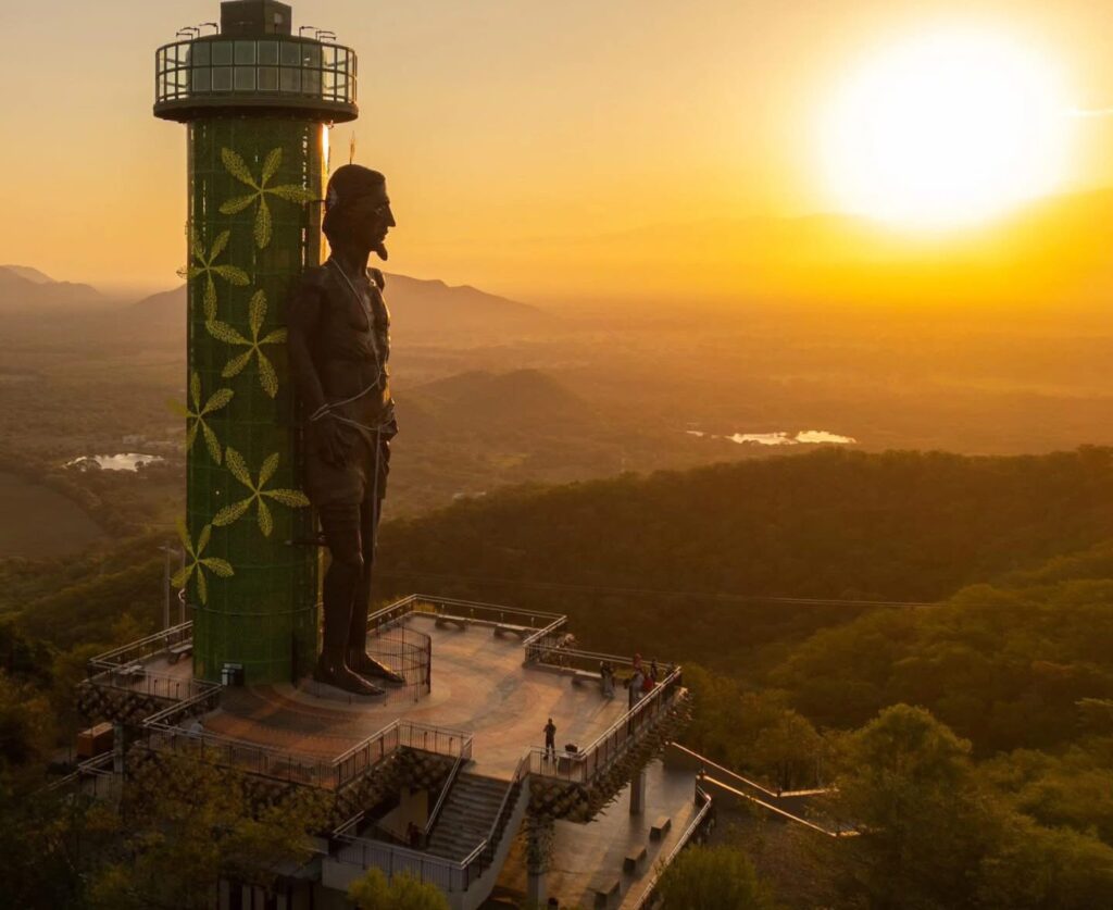 Mirador Santo Ecce Homo al atardecer durante la Semana Santa en Valledupar