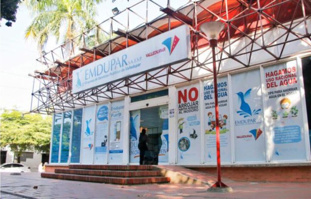 Instalaciones de Emdupar en Valledupar