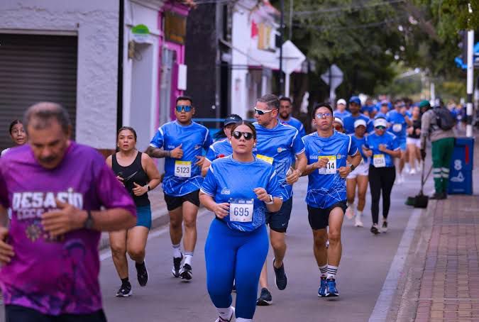 Participantes en maratón realizada en Valledupar como parte de eventos deportivos