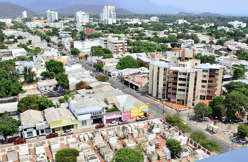 Vista panorámica de Valledupar y su desarrollo urbano