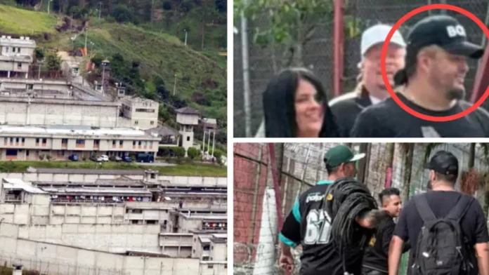 Montaje de fotos que muestra la estructura de la **cárcel de Itagüí** y cabecillas de bandas en una presunta fiesta de lujo bajo investigación.