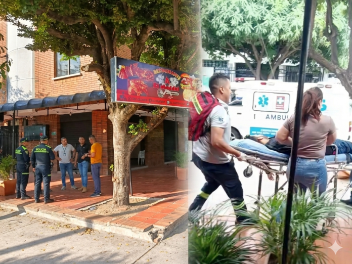 Atentado criminal en el Restaurante Shadai del Barrio La Esperanza en Valledupar.