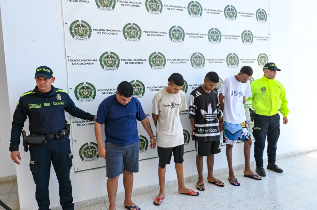 Capturados por homicidio en Valledupar durante operativo policial en el barrio 25 de Diciembre