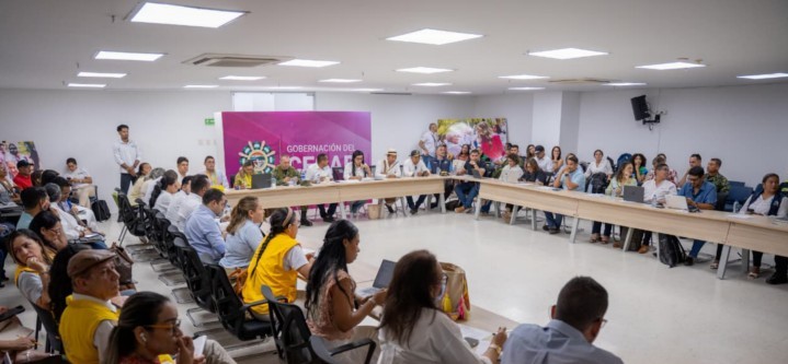 Reunión del Comité Territorial de Justicia Transicional del Cesar para la protección del pueblo kankuamo.