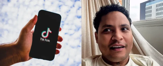 Dago Orozco hablando sobre el vallenato junto a imagen de TikTok como referencia al impacto de redes sociales en la música