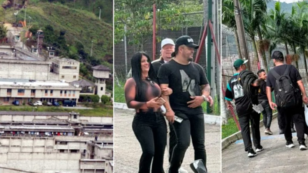 Artistas vallenatos y modelos ingresando a la cárcel de Itagüí para fiesta clandestina.