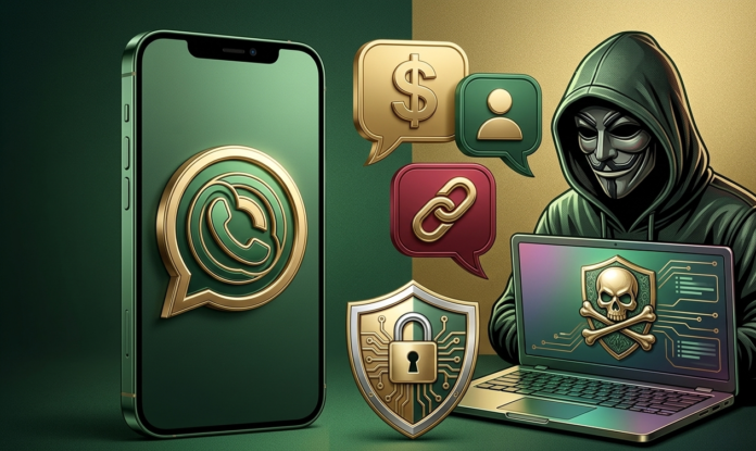 Infografía ilustrativa de una guía sobre cómo denunciar amenazas y extorsión por WhatsApp, con referencias visuales locales de Valledupar.