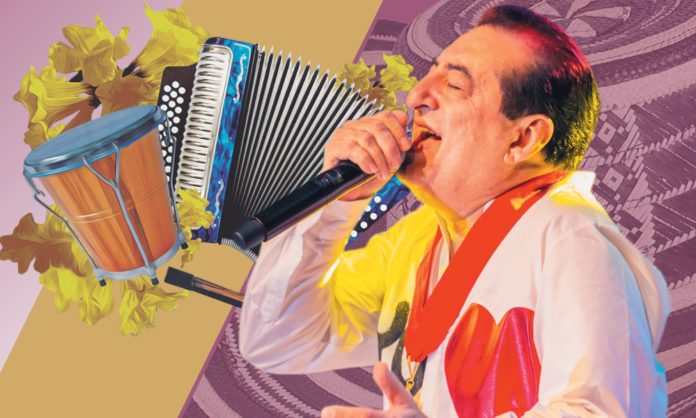 Afiche oficial del documental sobre Jorge Oñate en el Festival Vallenato presentado por el Gobierno del Cesar en Valledupar.