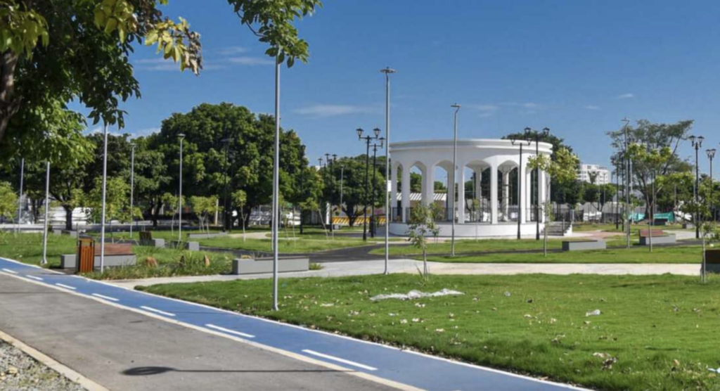 Zonas verdes del Parque de la Vida en Valledupar, espacio público en debate por su uso