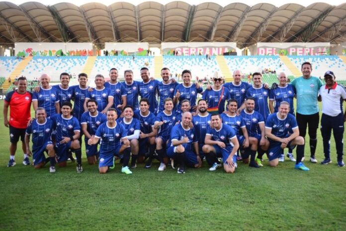 Collage tipo Pin de Pinterest sobre el homenaje al Binomio de Oro en el Festival Vallenato 2026, mostrando el gol de Israel Romero y bailarinas de cumbia con texto superpuesto.
