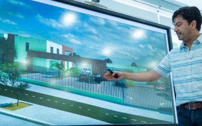 Funcionario presenta el render de la nueva sede de Medicina Legal que será construida en Valledupar