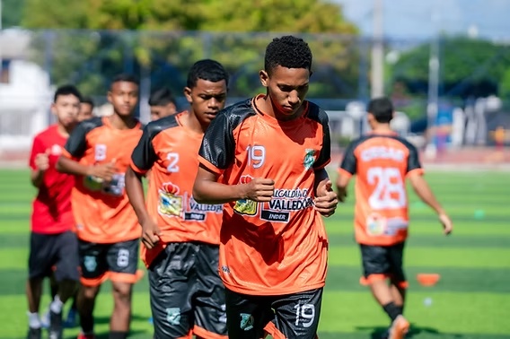 Selección Cesar 2008 durante un entrenamiento intensivo en Valledupar con el respaldo del INDER.